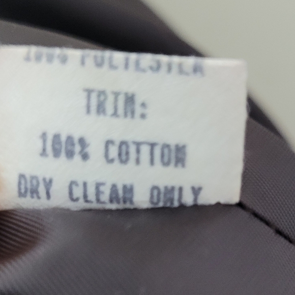 Vintage Charles Klein Wool Coat Women’s 10 Brown Velvet Trim Hood 90s Winter - Picture 9 of 9